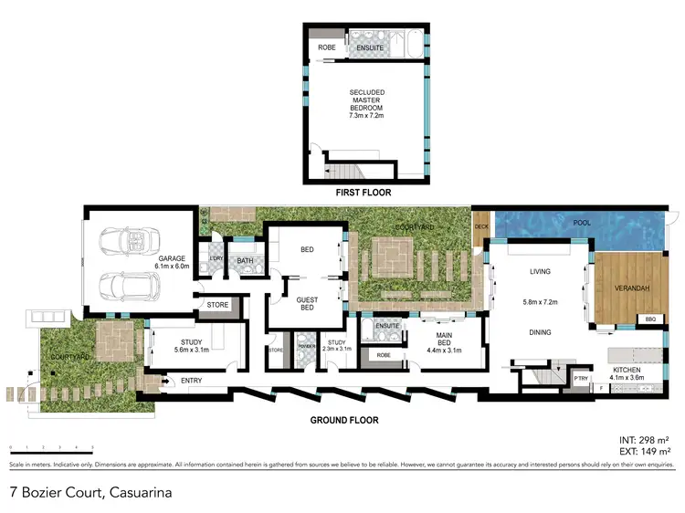 Floorplan of Homely house listing, 7 Bozier Court, Casuarina NSW 2487