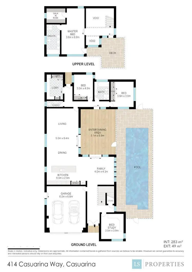 Floorplan of Homely house listing, 414 Casuarina Way, Casuarina NSW 2487