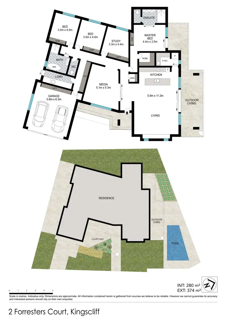 Floorplan of Homely house listing, 2 Forresters Court, Kingscliff NSW 2487