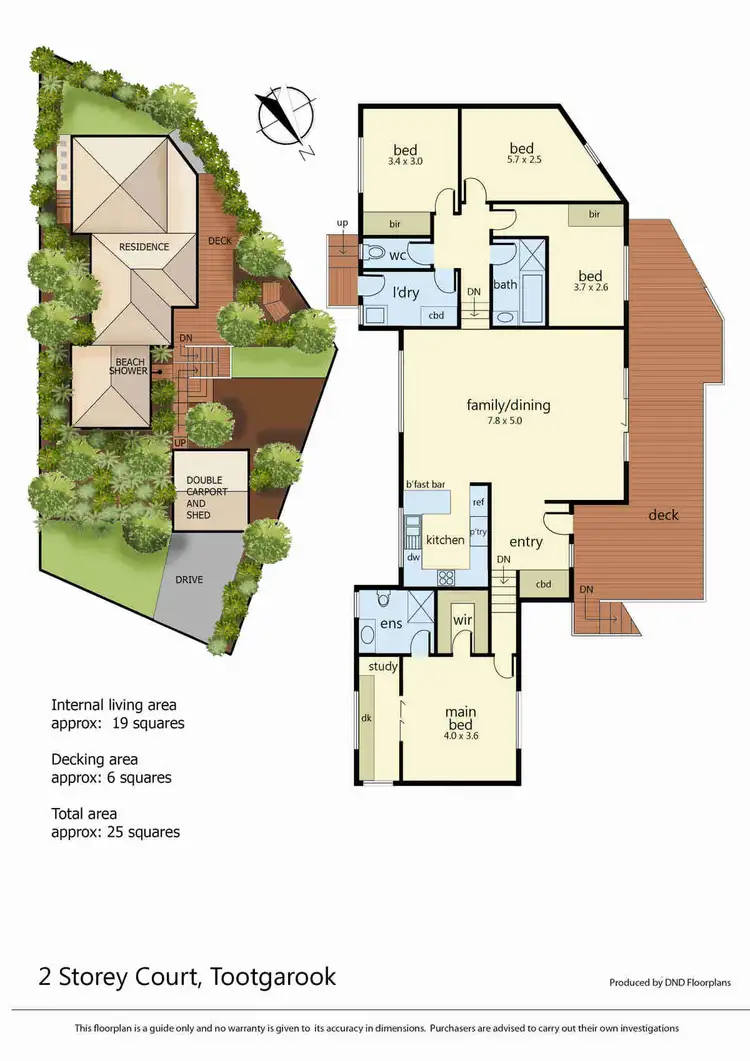 Floorplan of Homely house listing, 2 Storey Court, Tootgarook VIC 3941