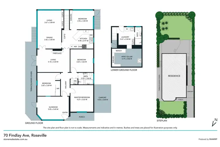 Floorplan of Homely house listing, 70 Findlay Avenue, Roseville NSW 2069