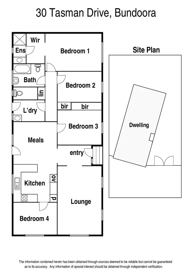 Floorplan of Homely house listing, 30 Tasman Drive, Bundoora VIC 3083
