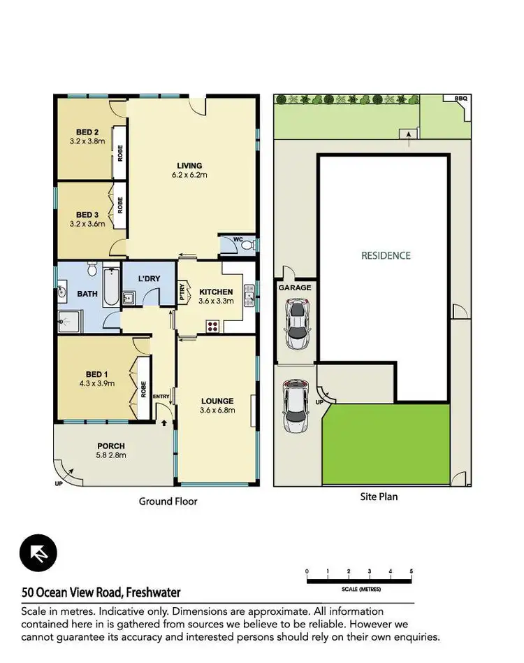 Floorplan of Homely house listing, 50 Ocean View Road, Freshwater NSW 2096