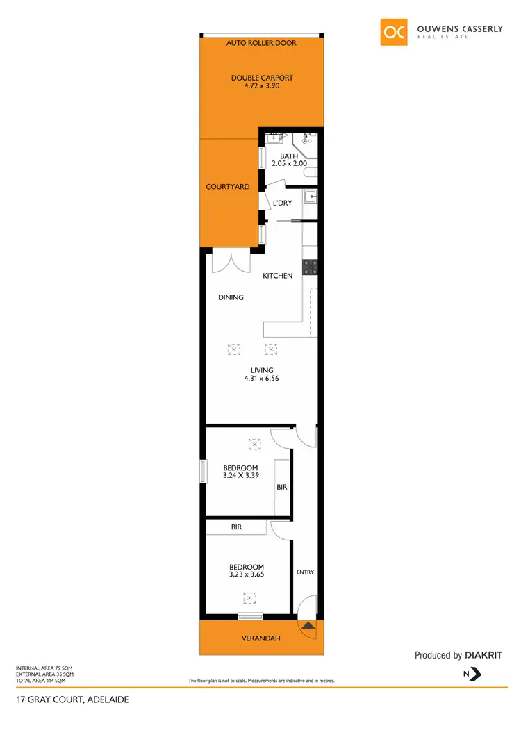 Floorplan of Homely house listing, 17 Gray Court, Adelaide SA 5000