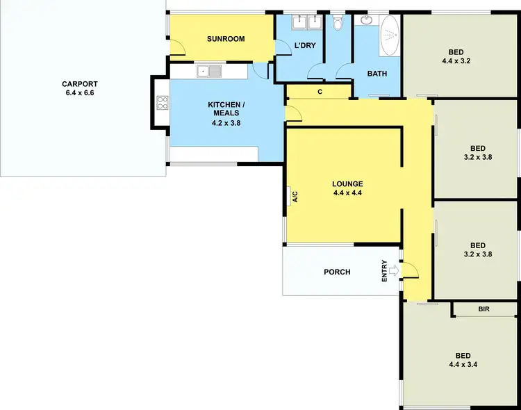Floorplan of Homely rural property listing, 120-148 Rothwell Road, Little River VIC 3211
