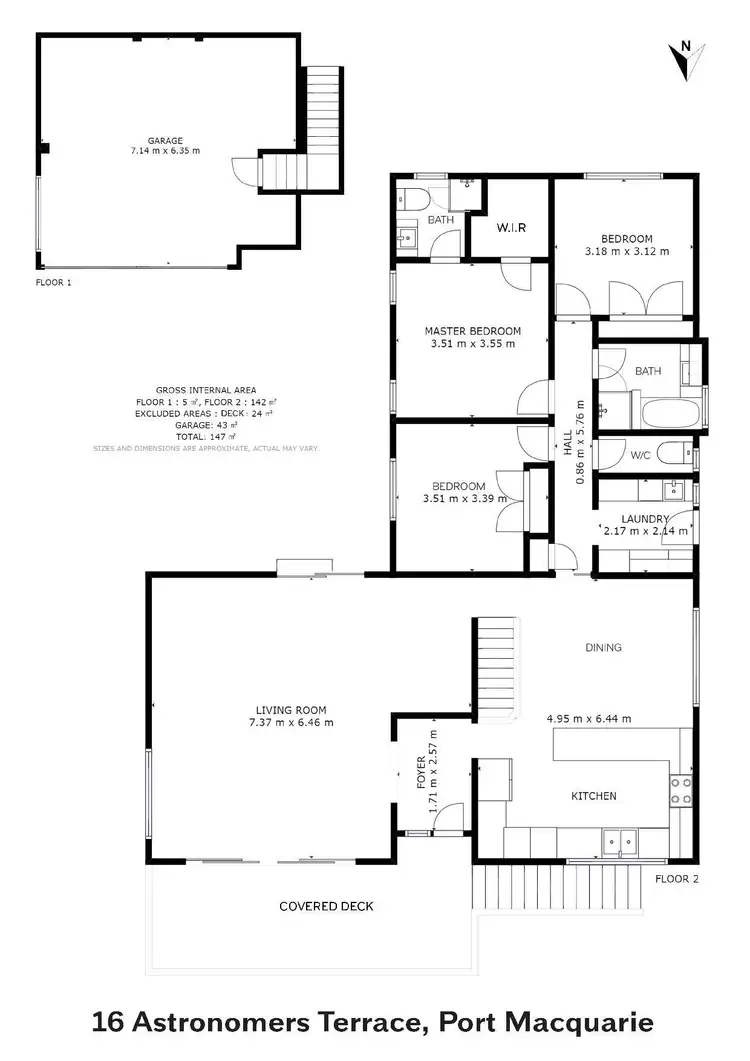 Floorplan of Homely house listing, 16 Astronomers Terrace, Port Macquarie NSW 2444