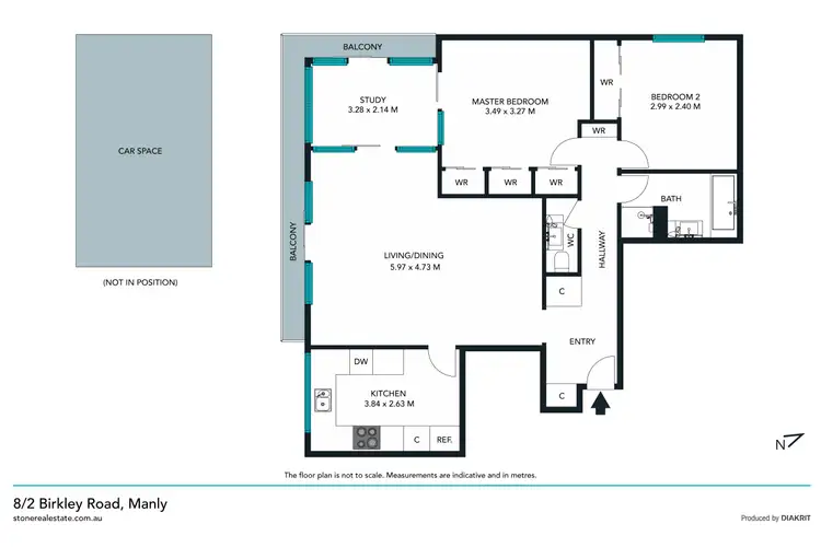 Floorplan of Homely apartment listing, 8/2 Birkley Road, Manly NSW 2095