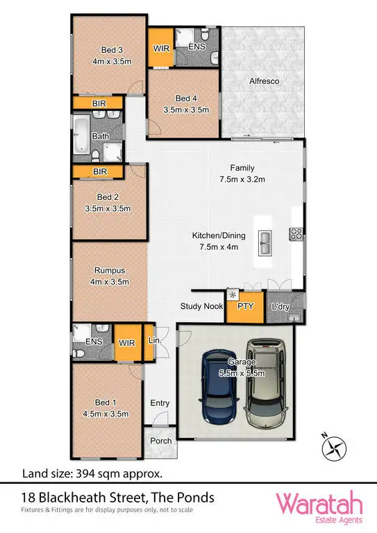 Floorplan of Homely house listing, 18 Blackheath Street, The Ponds NSW 2769