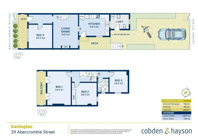 Floorplan of Homely house listing, 311 Abercrombie Street, Darlington NSW 2008