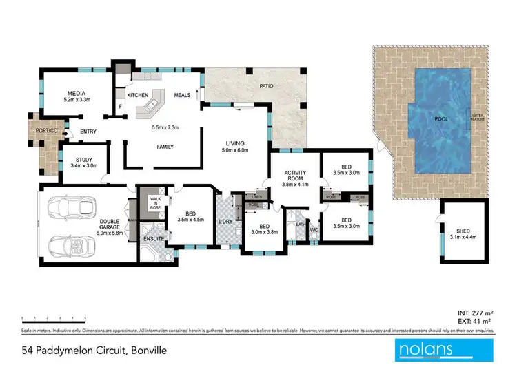 Floorplan of Homely house listing, 54 Paddymelon Circuit, Bonville NSW 2450