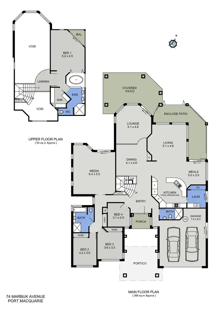 Floorplan of Homely house listing, 74 Marbuk Avenue, Port Macquarie NSW 2444