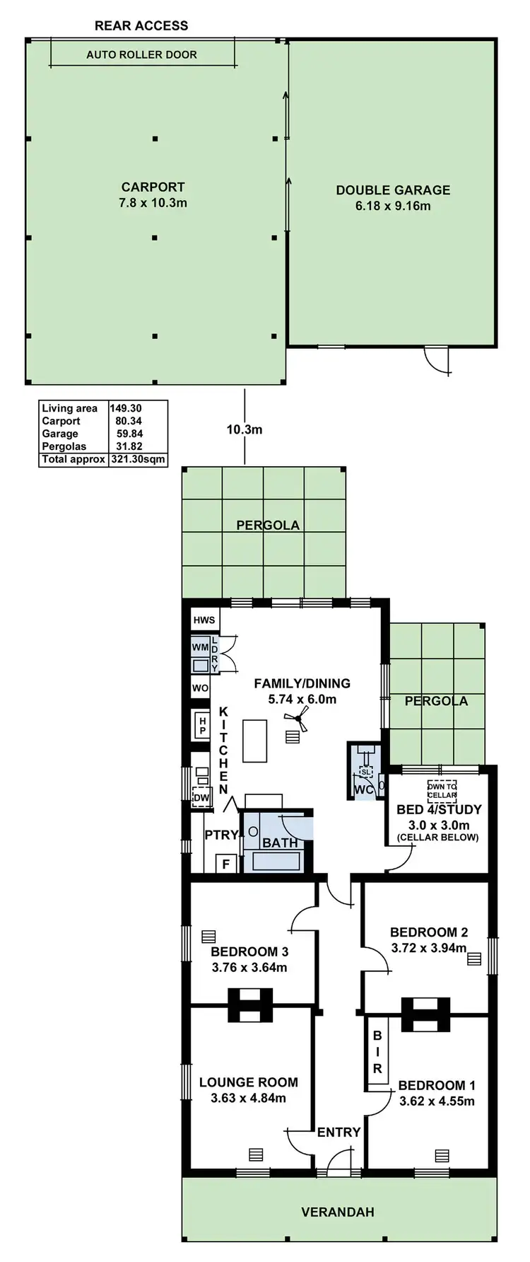 Floorplan of Homely house listing, 47 Hawkers Road, Medindie SA 5081