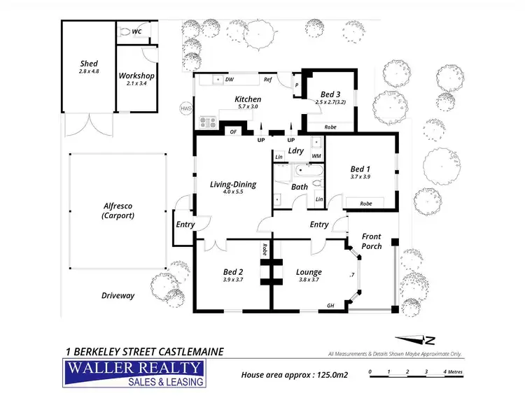Floorplan of Homely house listing, 1 Berkeley Street, Castlemaine VIC 3450