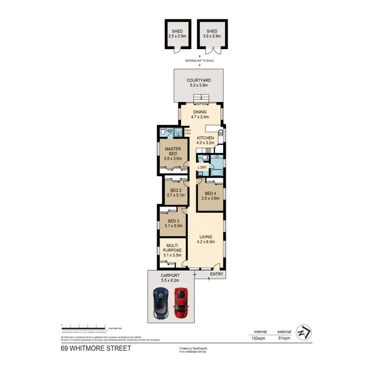 Floorplan of Homely house listing, 69 Whitmore Street, Taringa QLD 4068