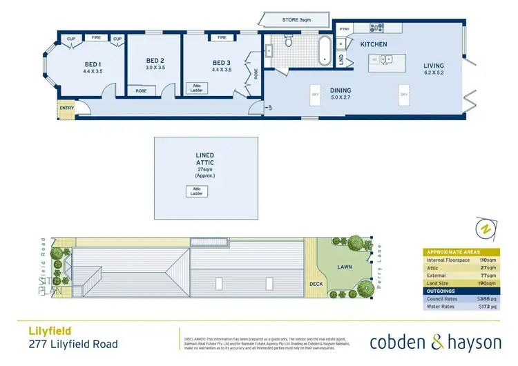 Floorplan of Homely house listing, 277 Lilyfield Road, Lilyfield NSW 2040