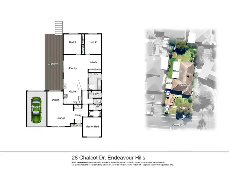 Floorplan of Homely house listing, 28 Chalcot Drive, Endeavour Hills VIC 3802