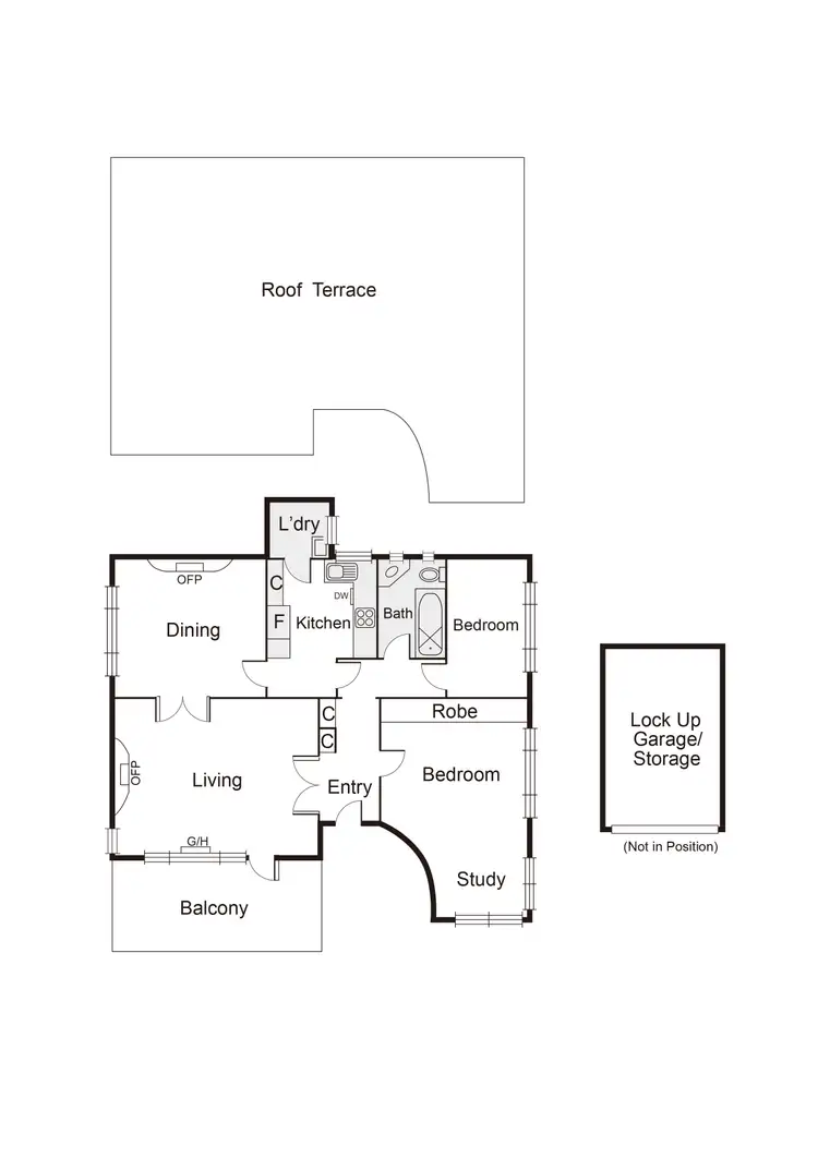 Floorplan of Homely apartment listing, 3/3 Meredith Street, Elwood VIC 3184