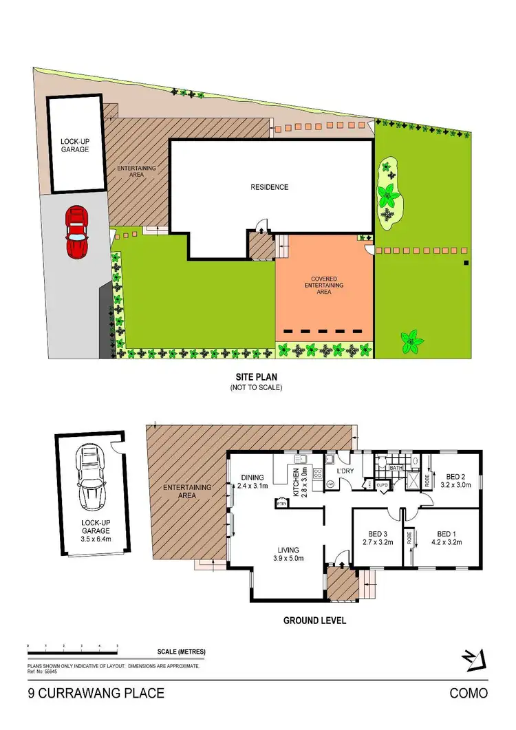 Floorplan of Homely house listing, 9 Currawang Place, Como NSW 2226