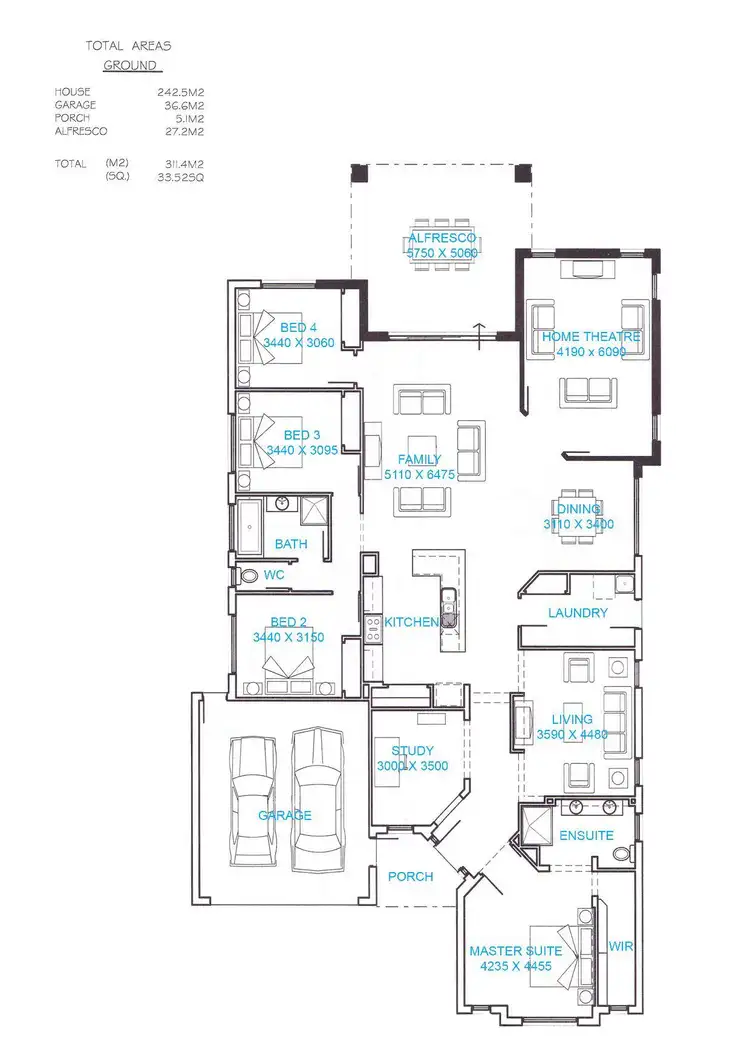 Floorplan of Homely house listing, 35 Minvi Terrace, Cairnlea VIC 3023