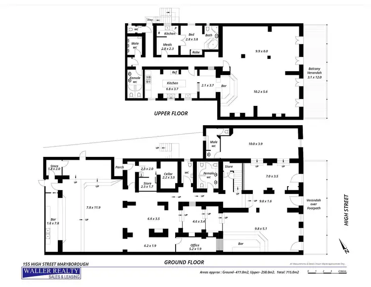 Floorplan of Homely house listing, 155 High Street, Maryborough VIC 3465