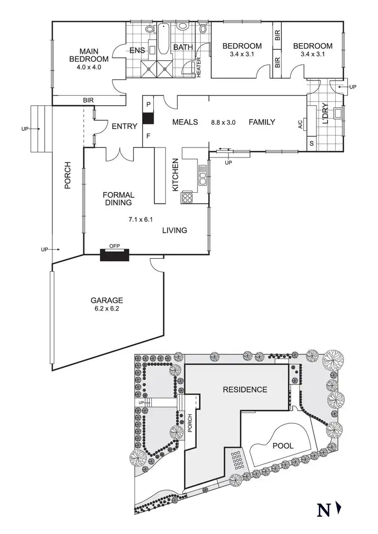 Floorplan of Homely house listing, 11 Mincha Avenue, Templestowe Lower VIC 3107