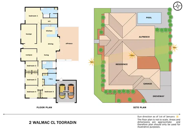 Floorplan of Homely house listing, 2 Walmac Close, Tooradin VIC 3980