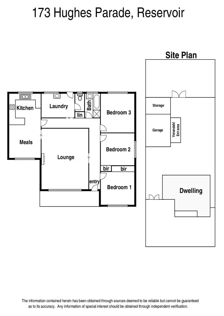 Floorplan of Homely house listing, 173 Hughes Parade, Reservoir VIC 3073