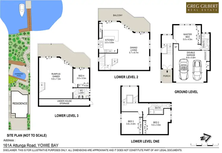 Floorplan of Homely house listing, 161A Attunga Road, Yowie Bay NSW 2228