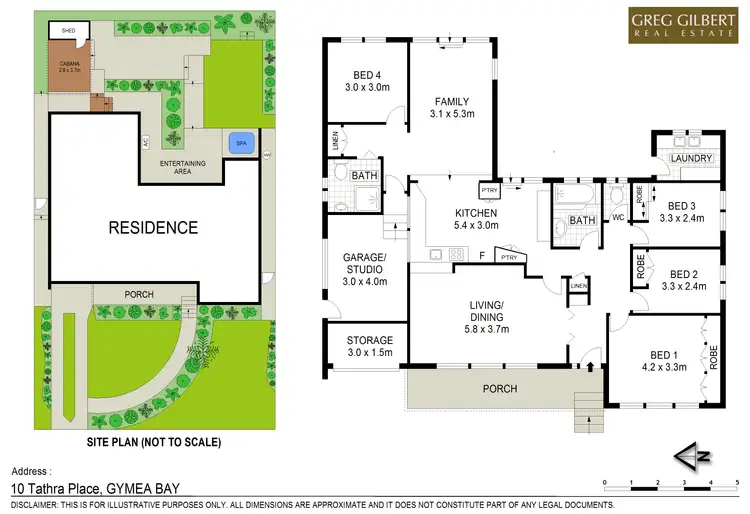 Floorplan of Homely house listing, 10 Tathra Place, Gymea Bay NSW 2227