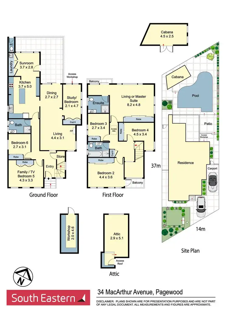 Floorplan of Homely house listing, 34 MacArthur Avenue, Pagewood NSW 2035