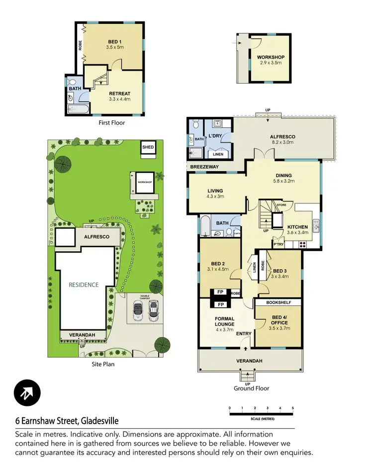 Floorplan of Homely house listing, 6 Earnshaw Street, Gladesville NSW 2111