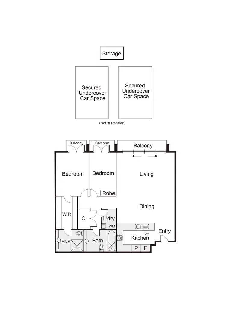 Floorplan of Homely apartment listing, 102/90 Beach Street, Port Melbourne VIC 3207