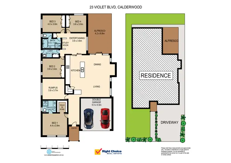 Floorplan of Homely house listing, 23 Violet Boulevard, Calderwood NSW 2527