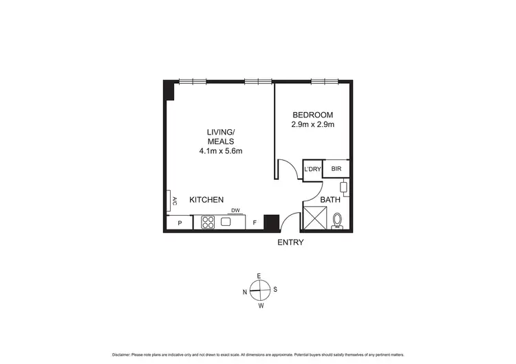 Floorplan of Homely apartment listing, 102/704 Victoria Street, North Melbourne VIC 3051