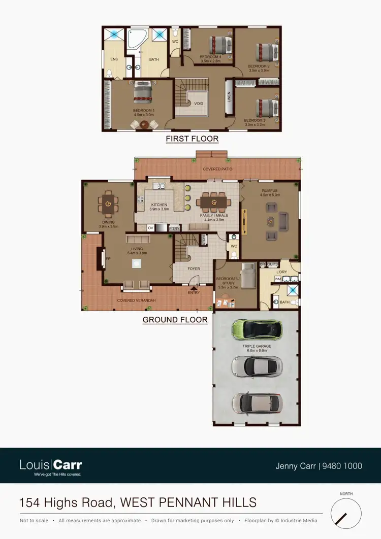 Floorplan of Homely house listing, 154 Highs Road, West Pennant Hills NSW 2125