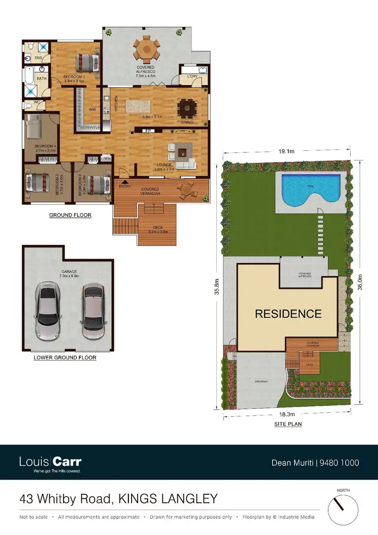 Floorplan of Homely house listing, 43 Whitby Road, Kings Langley NSW 2147
