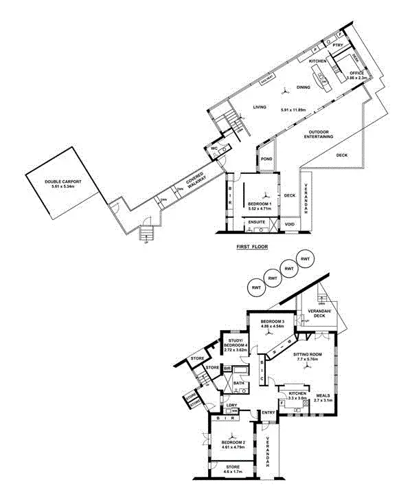 Floorplan of Homely house listing, 2 Blyth Street, Glen Osmond SA 5064