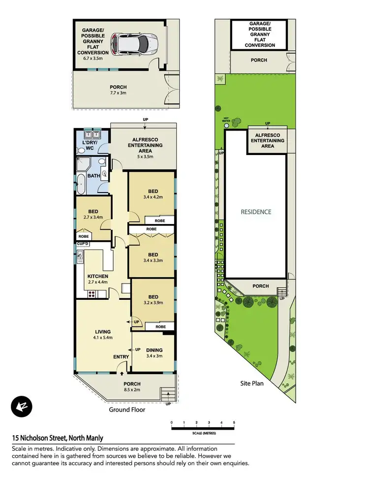 Floorplan of Homely house listing, 15 Nicholson Street, North Manly NSW 2100