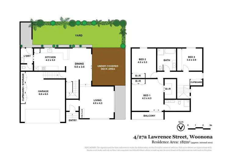 Floorplan of Homely townhouse listing, 4/27A Lawrence Street, Woonona NSW 2517