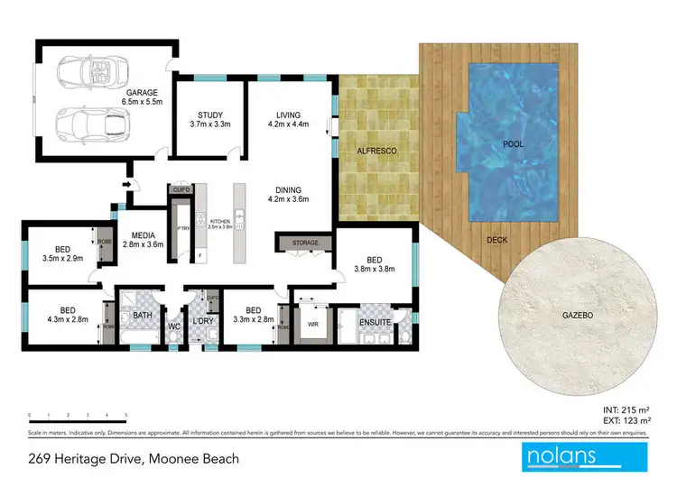 Floorplan of Homely house listing, 269 Heritage Drive, Moonee Beach NSW 2450