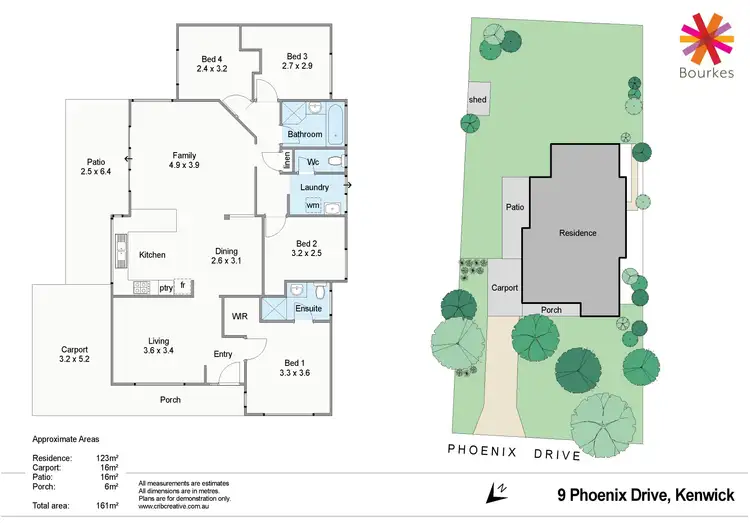 Floorplan of Homely house listing, 9 Phoenix Drive, Kenwick WA 6107