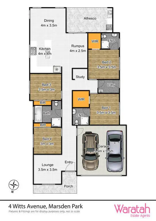 Floorplan of Homely house listing, 4 Witts Avenue, Marsden Park NSW 2765