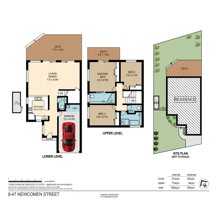 Floorplan of Homely townhouse listing, 8/47 Newcomen Street, Indooroopilly QLD 4068