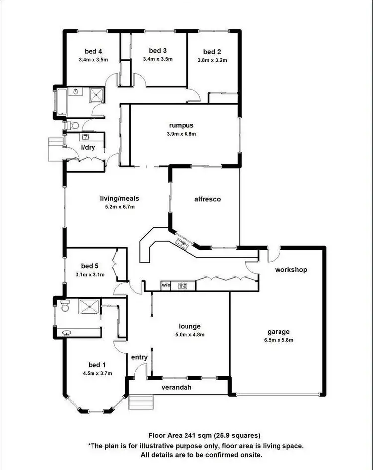 Floorplan of Homely house listing, 49 O'Neil Road, Beaconsfield VIC 3807