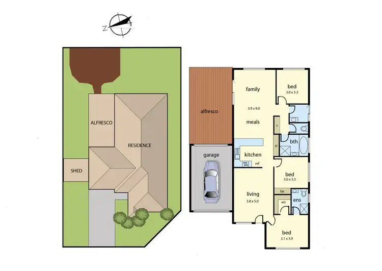Floorplan of Homely house listing, 15 Natanya Drive, Pakenham VIC 3810