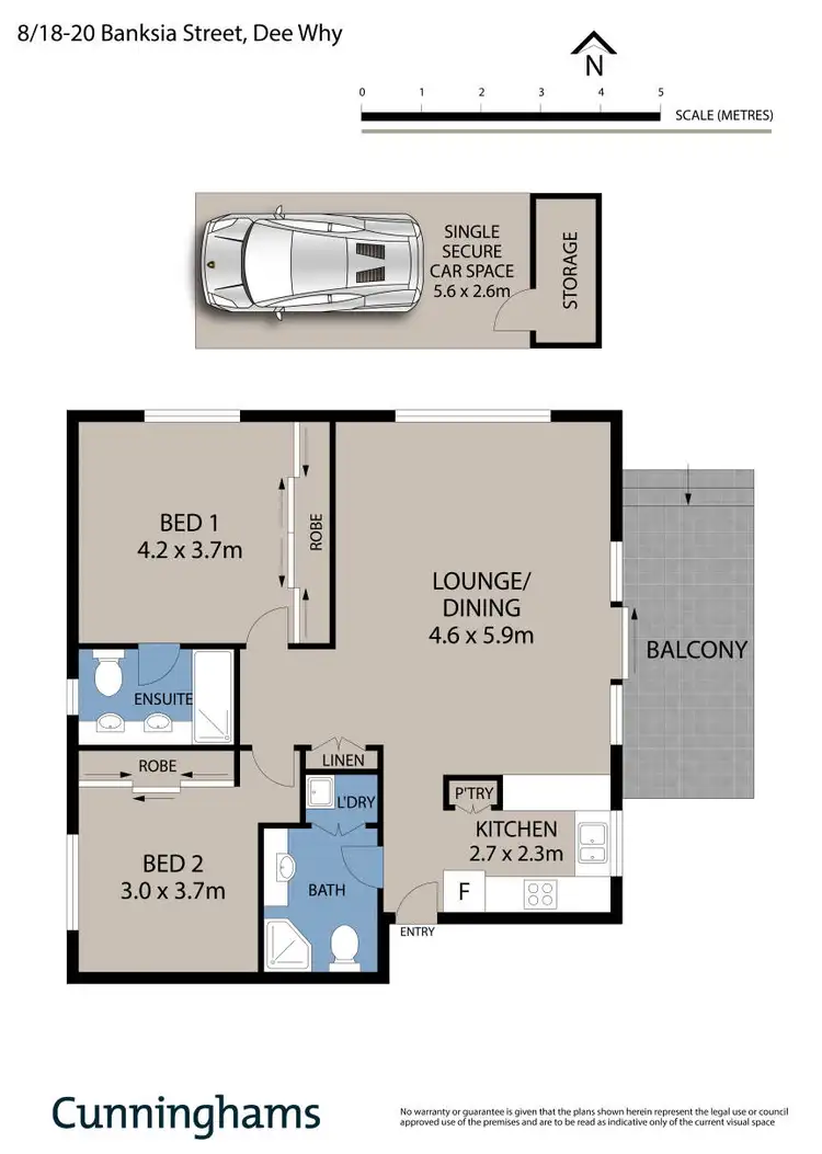 Floorplan of Homely apartment listing, 8/18-20 Banksia Street, Dee Why NSW 2099