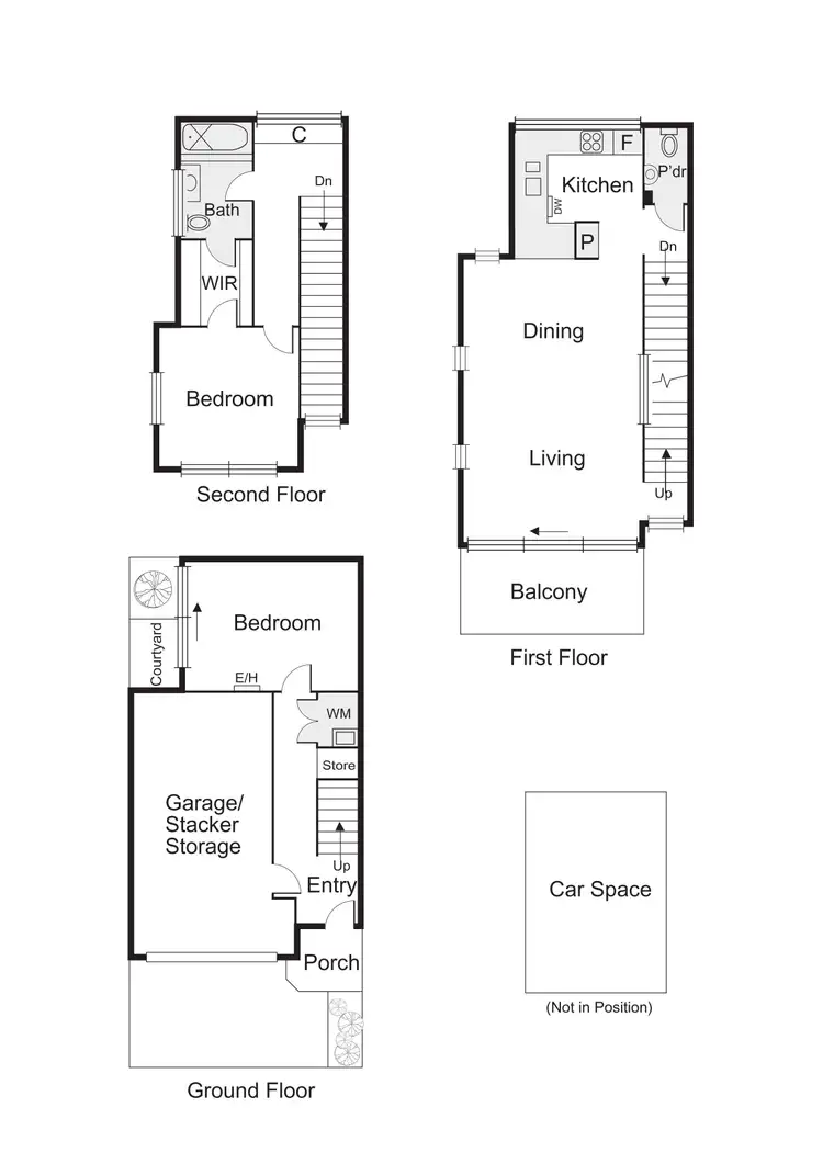 Floorplan of Homely house listing, 3F Vautier Street, Elwood VIC 3184