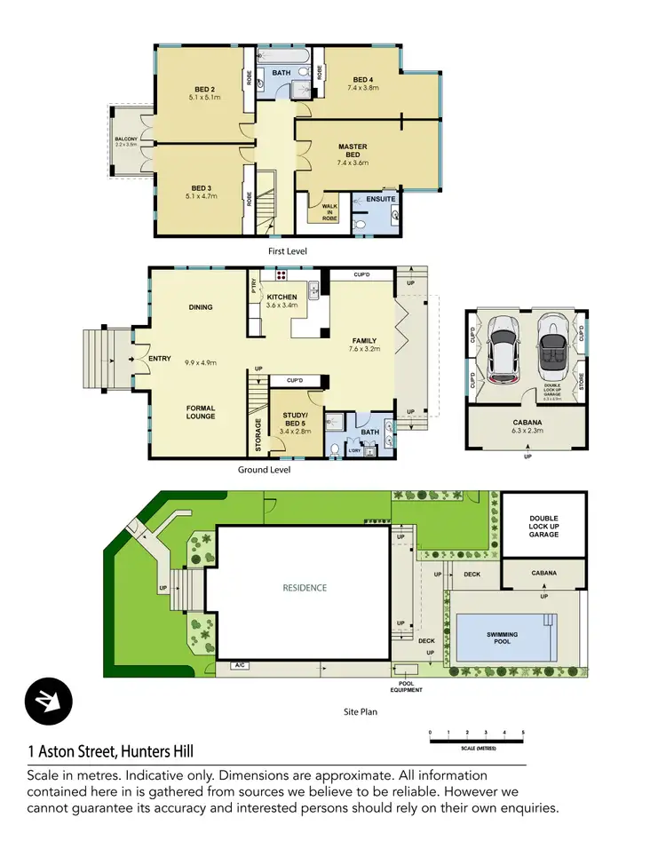 Floorplan of Homely house listing, 1 Aston Street, Hunters Hill NSW 2110