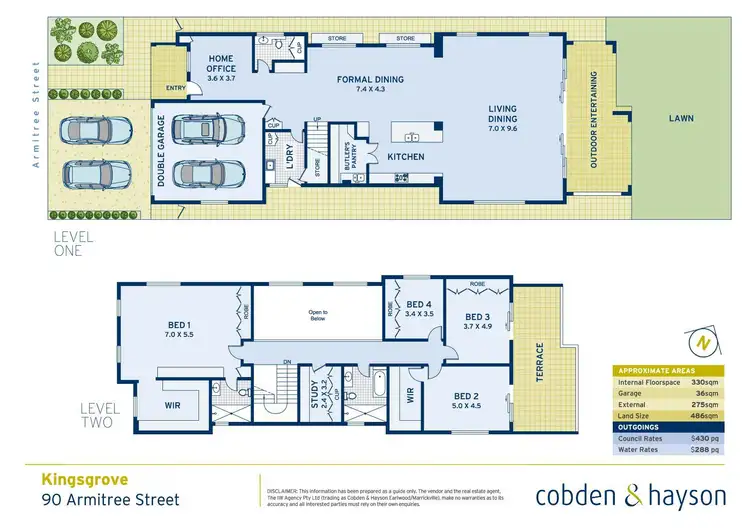 Floorplan of Homely house listing, 90 Armitree Street, Kingsgrove NSW 2208