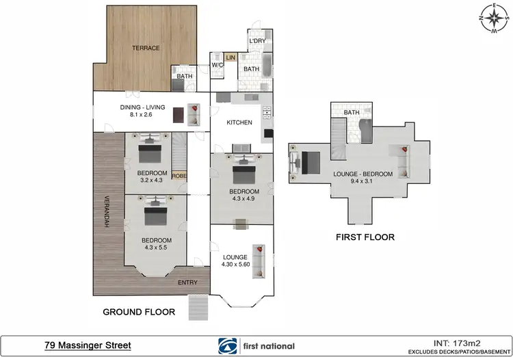 Floorplan of Homely house listing, 79 Massinger Street, Byron Bay NSW 2481